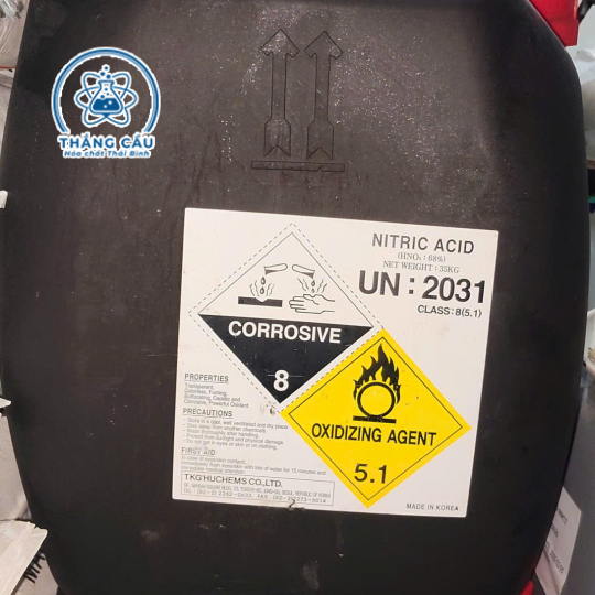 AXIT NITRIC 68% – TẨY GỈ INOX, ĐỒ THÉP