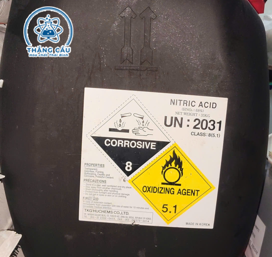 AXIT NITRIC 68% – TẨY GỈ INOX, ĐỒ THÉP